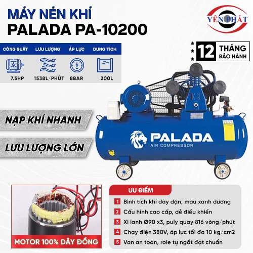 Máy nén khí Palada PA-10200 2