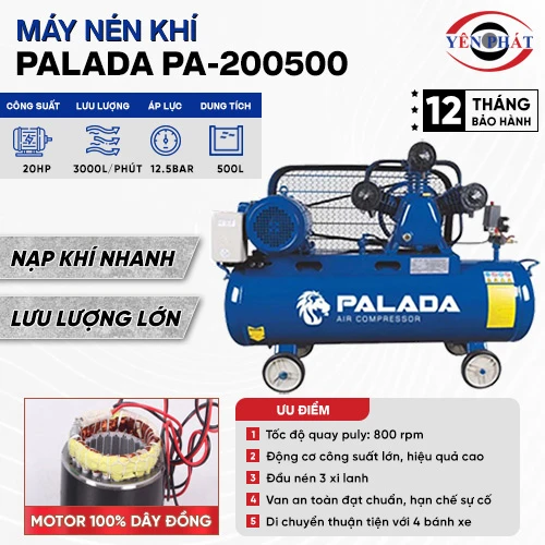 Máy nén khí Palada PA-200500 2