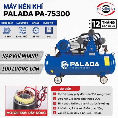 Máy nén khí Palada PA-75300 2