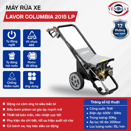 Máy bơm rửa xe áp lực cao LaVor COLUMBIA 2015 LP 2