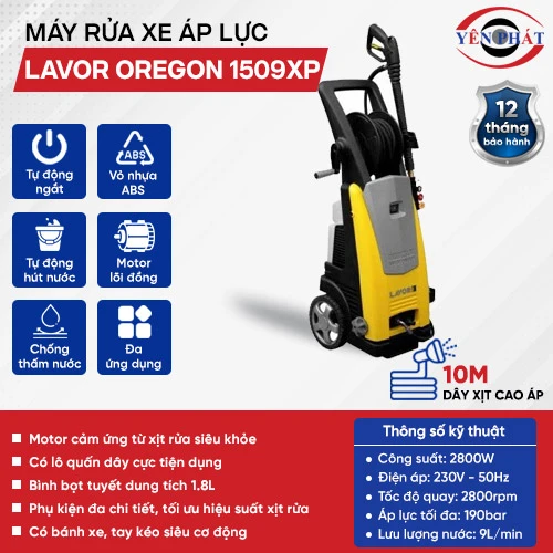 Máy phun rửa xe áp lực cao LaVor OREGON 1509XP 2