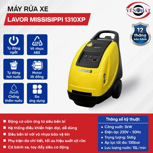 Máy xịt rửa xe áp lực cao LaVor MISSISIPPI 1310XP 2
