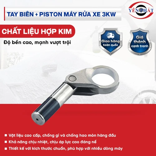 Tay biên + piston máy rửa xe 3KW 2