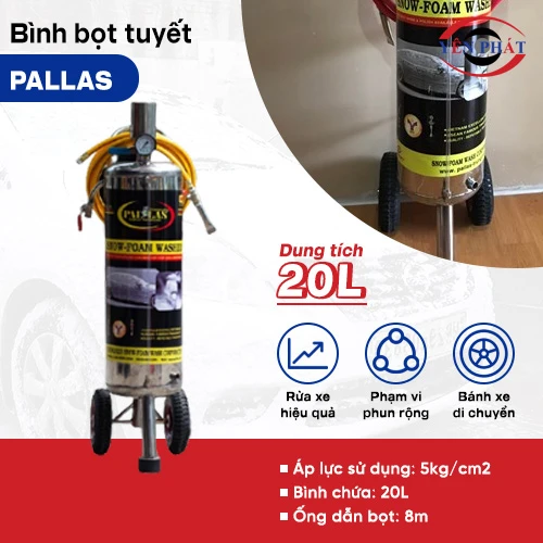 Bình bọt tuyết pallas 20l 2