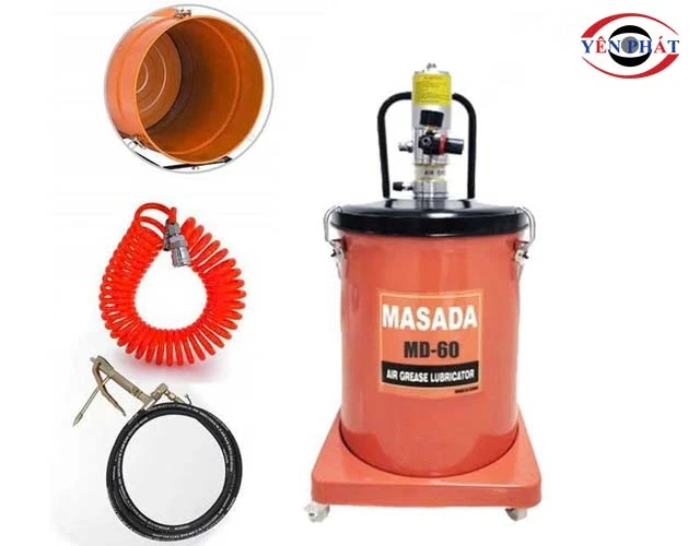 Máy bơm mỡ khí nén Nhật Bản Masada MD-60
