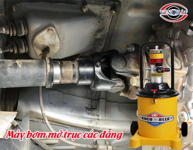 Máy bơm mỡ trục các đăng: Bơm nhanh, Bền bỉ, Vận hành êm