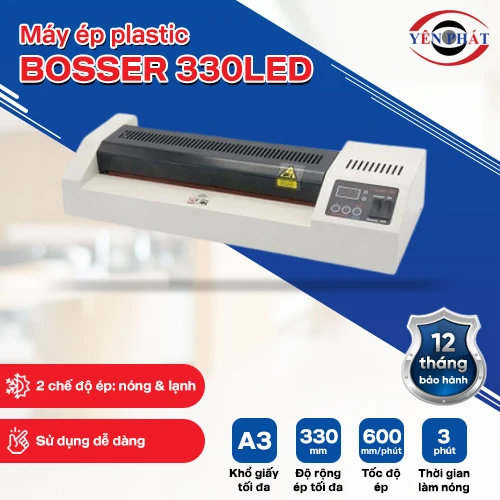 Máy ép Plastic BOSSER 330LED 2