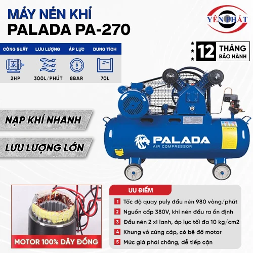 Máy nén khí mini Palada PA-270 2