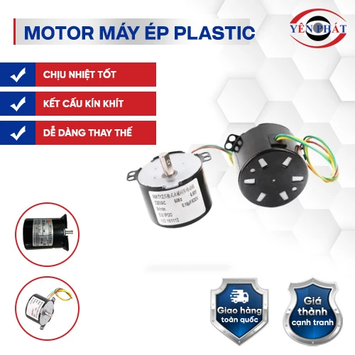 Motor máy ép plastic 2