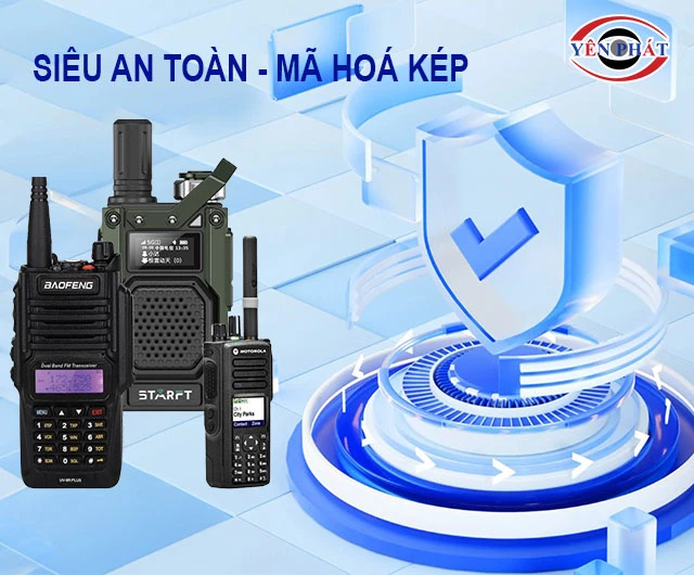 bộ đàm tầm xa 30km bảo mật tốt