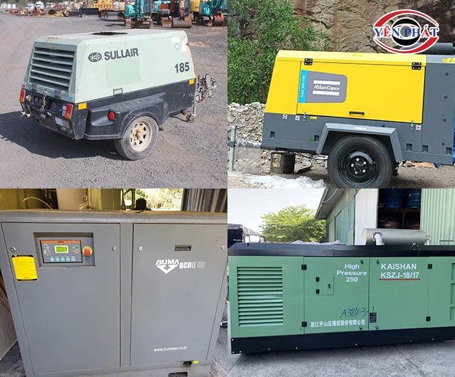 các thương hiệu máy nén khí khoan đá