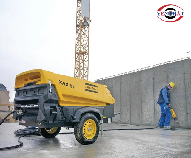 máy nén khí khoan đá