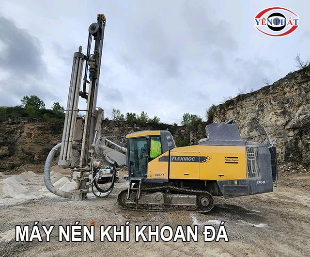 máy nén khí khoan đá