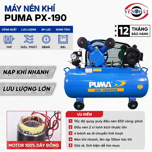 Máy nén khí Puma PX-190 2