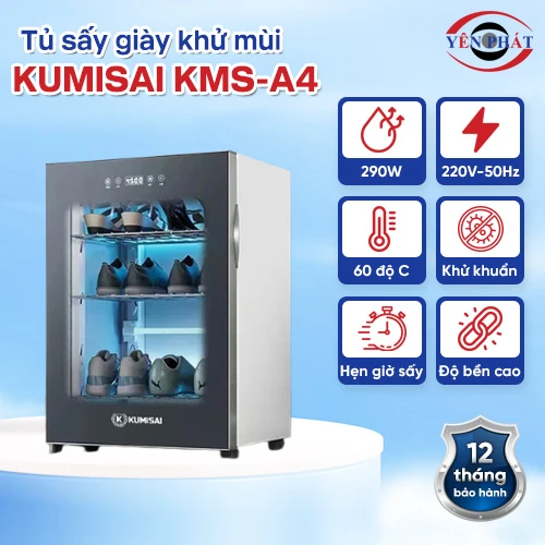 Tủ sấy giày dép khử mùi Kumisai KMS-A4 2