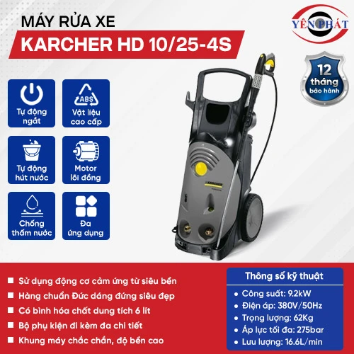 Máy phun rửa xe Karcher HD 10/25-4S 2