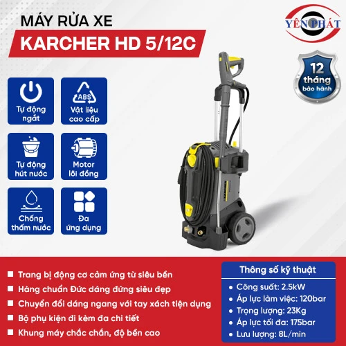 Máy phun rửa xe Karcher HD 5/12C 2