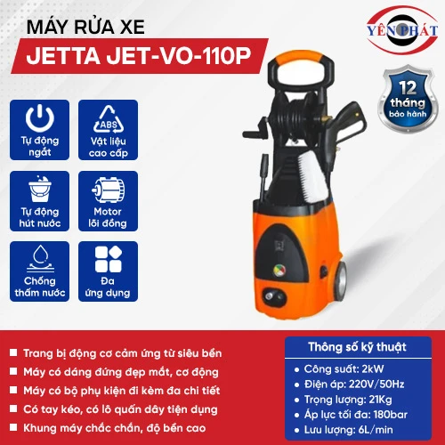Máy rửa xe máy gia đình mini JET-VO-110P giá rẻ 2