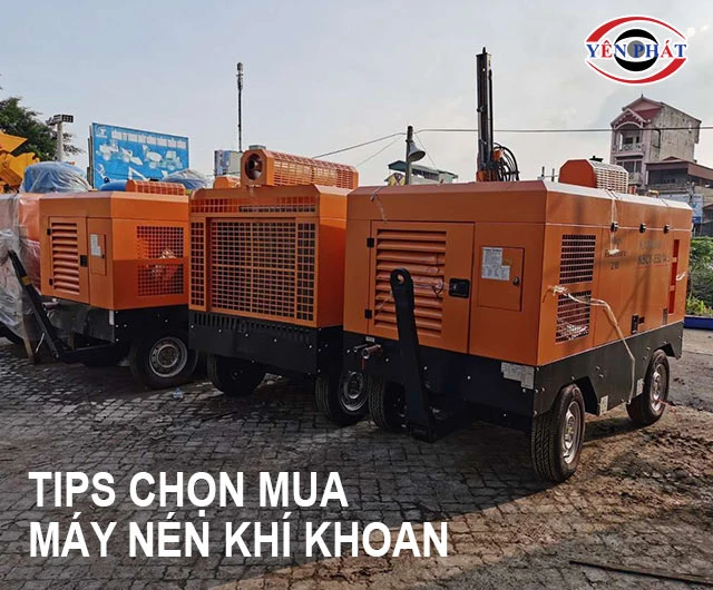 tips chọn mua máy nén khí khoan đá