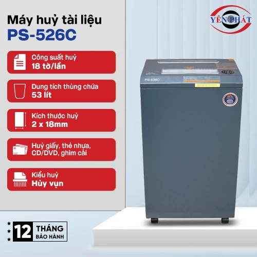 Máy hủy tài liệu Silicon PS-526C 2