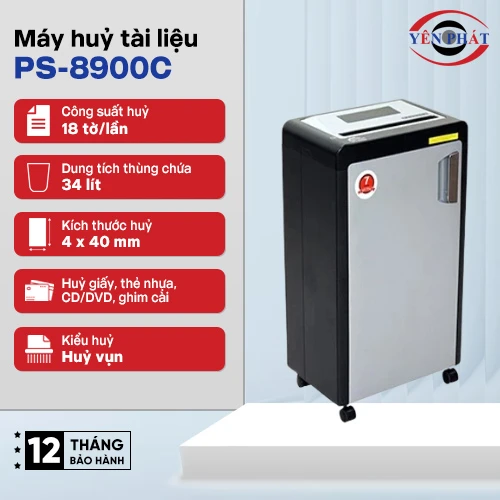 Máy hủy tài liệu Silicon PS-8900C 2