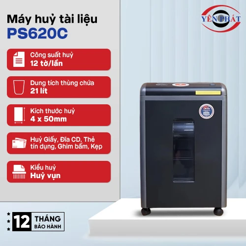 Máy hủy tài liệu Silicon PS620C 2