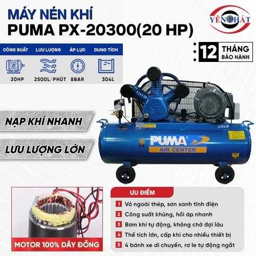 Máy nén khí PUMA PX-20300(20 HP) 2