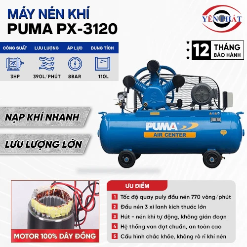 Máy nén khí PUMA PX-3120 2