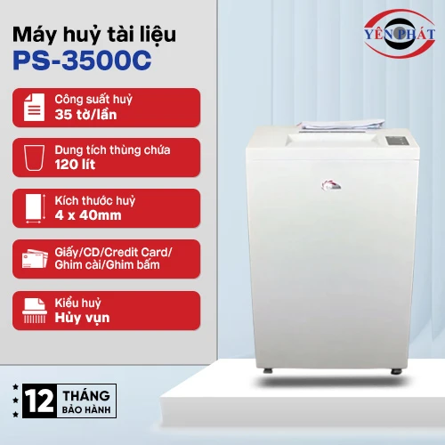 Máy hủy tài liệu Silicon PS-3500C 2