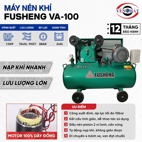 Máy nén khí Fusheng VA-100 2