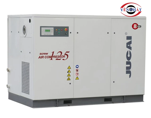 Máy nén khí trục vít 90kw ngâm dầu Jucai JC125XHA