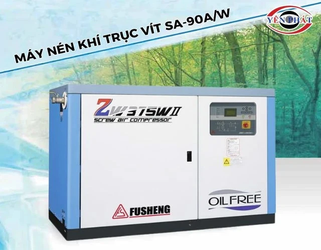 Máy nén khí trục vít 90kw Fusheng SA 90A 125hp