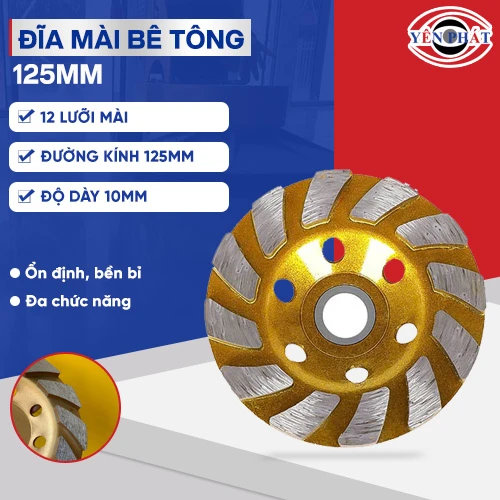 Đĩa mài sàn bê tông 125mm 2