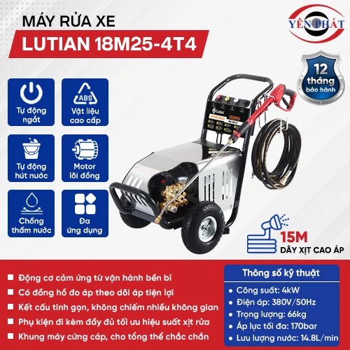 Máy xịt rửa xe ô tô Lutian 18M25-4T4 2