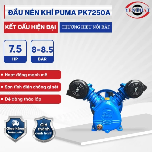 Đầu nén khí Puma Đài Loan PK7250A (7.5HP) 2
