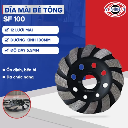 Đĩa mài phá bê tông SF 100 2