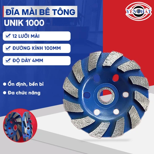 Đĩa mài phá bê tông UNIK 1000 2