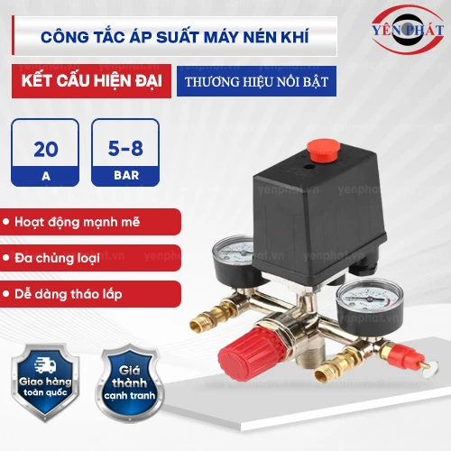 Công Tắc Áp Suất Máy Nén Khí 2