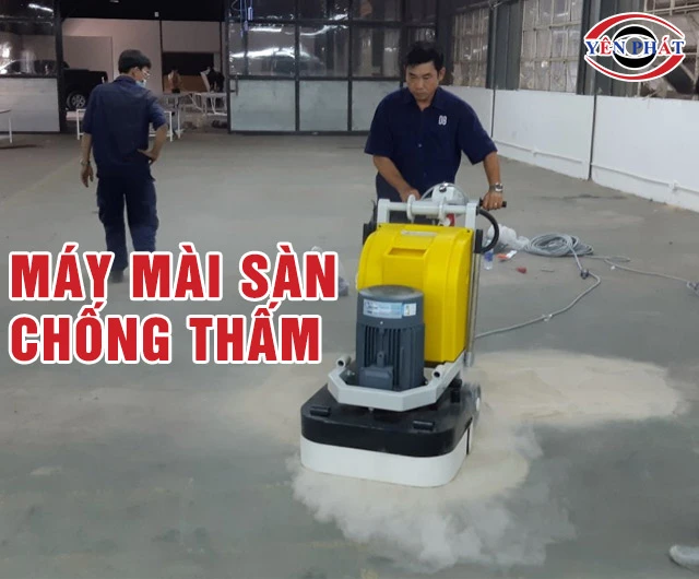 Máy mài sàn chống thấm: Mài sạch nhanh, Ít bụi, An toàn 
