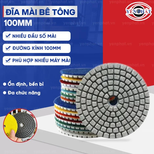 Đĩa mài bê tông đá hoa cương 100mm 2