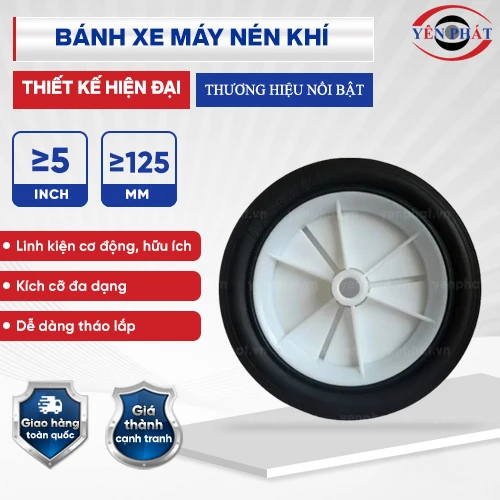 Bánh xe máy nén khí 2