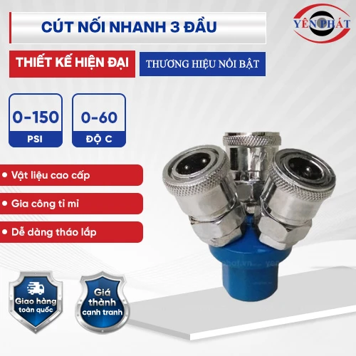 Cút nối nhanh 3 đầu 2