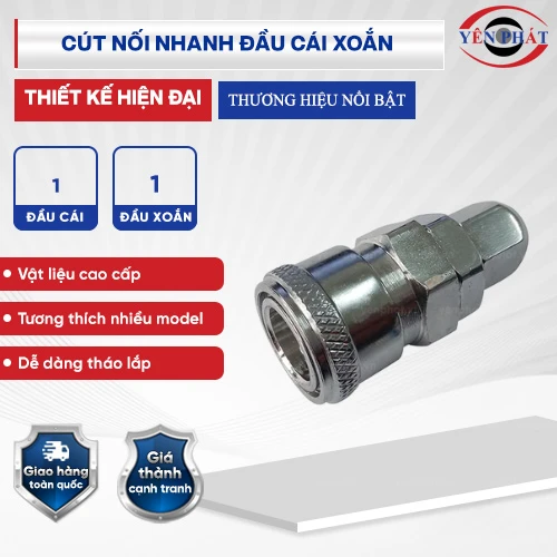 Cút nối nhanh đầu cái xoắn 2