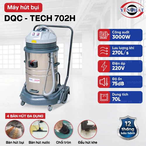 Máy hút bụi công nghiệp DQC - TECH 702H 2