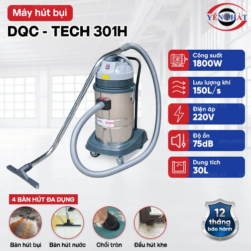 Máy hút bụi công nghiệp DQC - TECH 301H 2