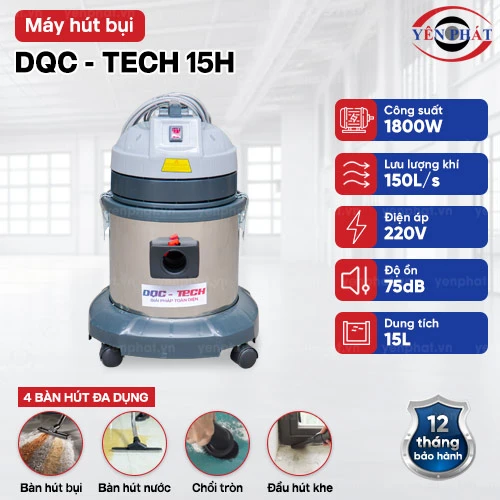 Máy hút bụi DQC - TECH 15H 2