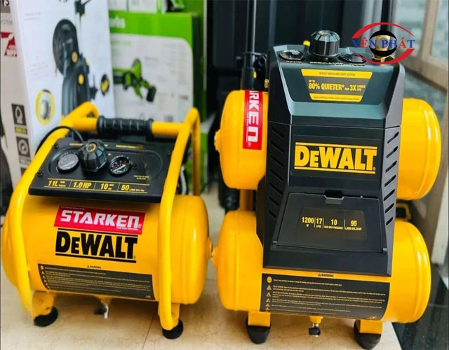 Máy nén khí Dewalt: Thiết kế chắc chắn, Chịu tải cao, Giá rẻ