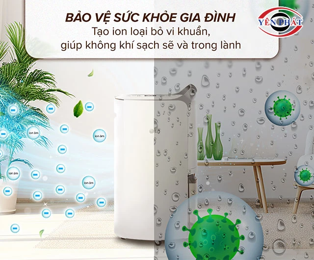 máy hút ẩm không khí hút ẩm siêu nhanh