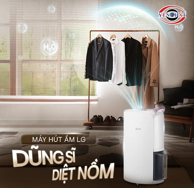 máy hút ẩm không khí chống nồm ẩm tốt