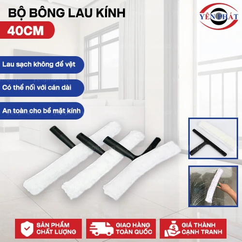 Bộ bông lau kính 40cm 2